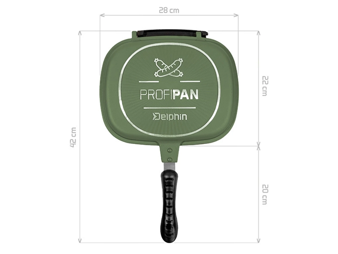 Delphin ProfiPAN Green - Patelnia Biwakowa