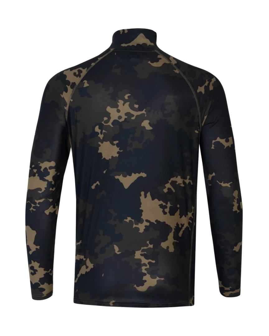 Korda Kool UPF Zip Jersey Dark Camo XL