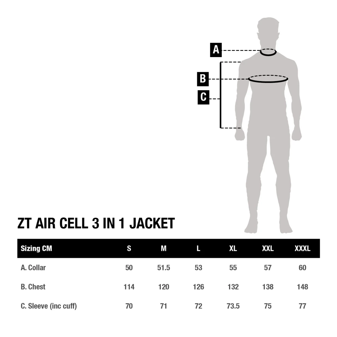 Nash Zero Tolerance Air Cell 3 in 1 Jacket L