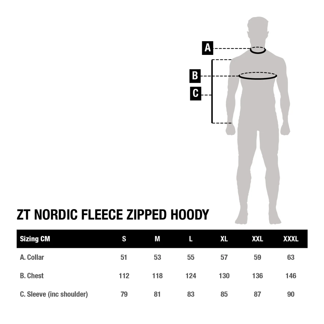 Nash Zero Tolerance Nordic Fleece Zipped Hoody L