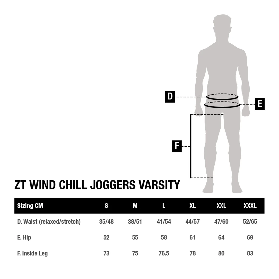 Nash Zero Tolerance Wind Chill Joggers Varsity M