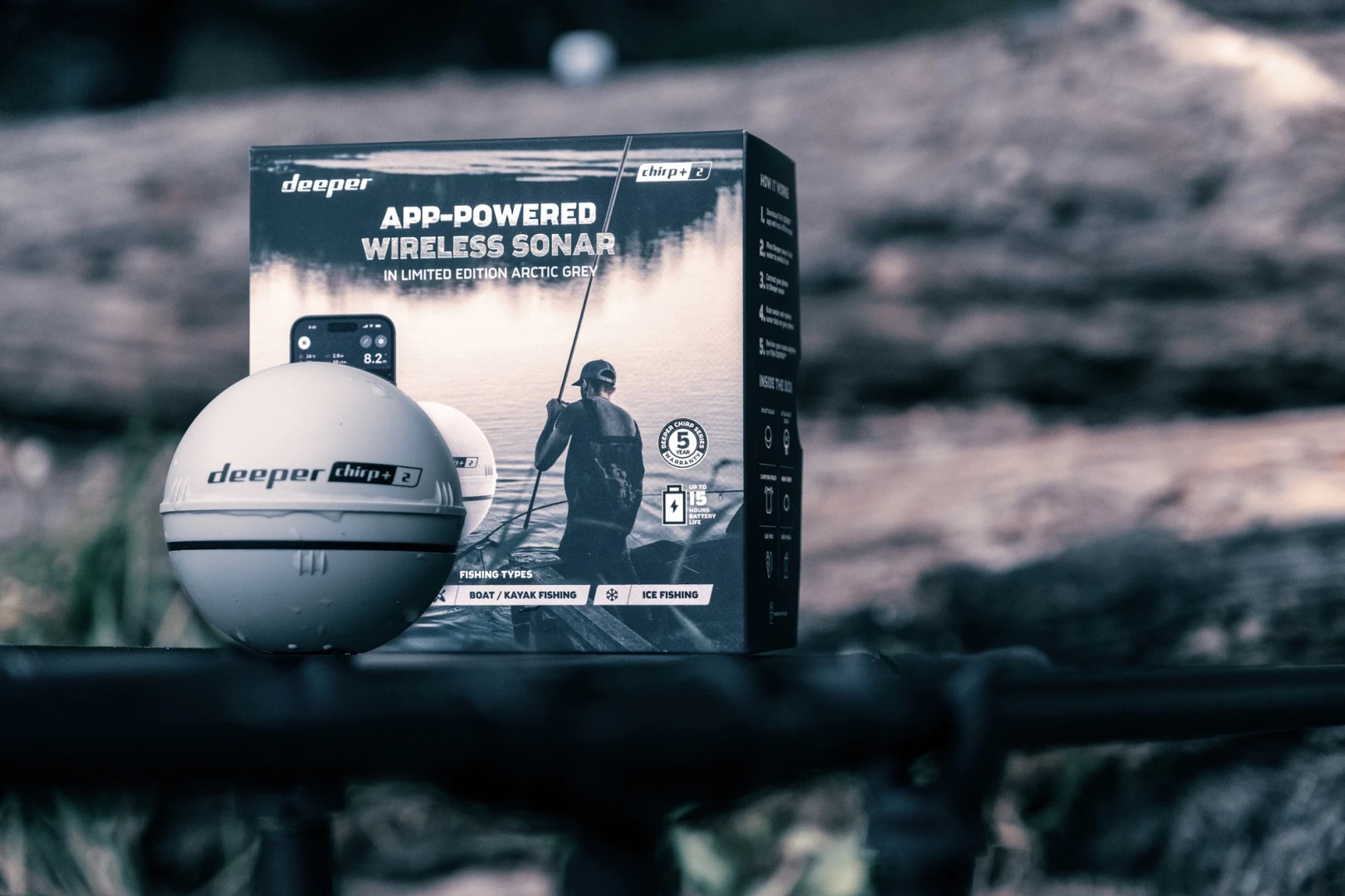 Deeper Echosonda CHIRP+ 2 Arctic Grey  - Edycja Limitowana Jesień/Zima 2024
