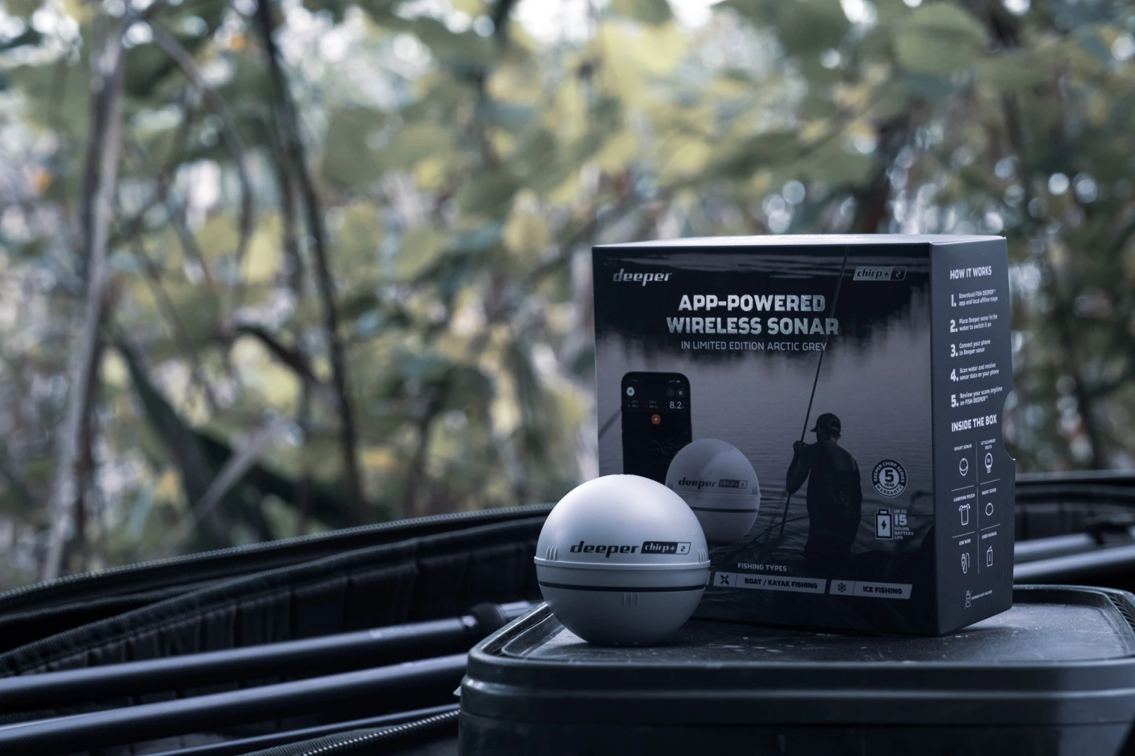 Deeper Echosonda CHIRP+ 2 Arctic Grey  - Edycja Limitowana Jesień/Zima 2024