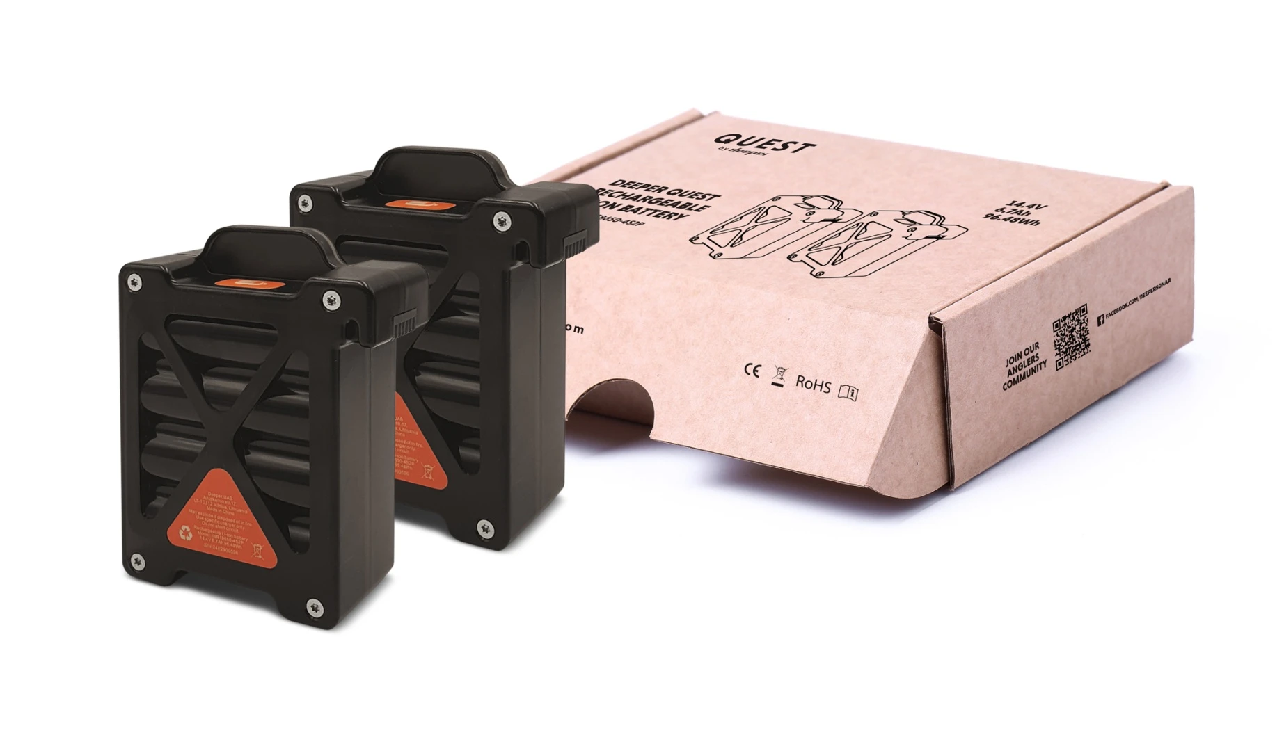 Deeper Quest/SPARK Rechargeable Li-Ion Battery Set