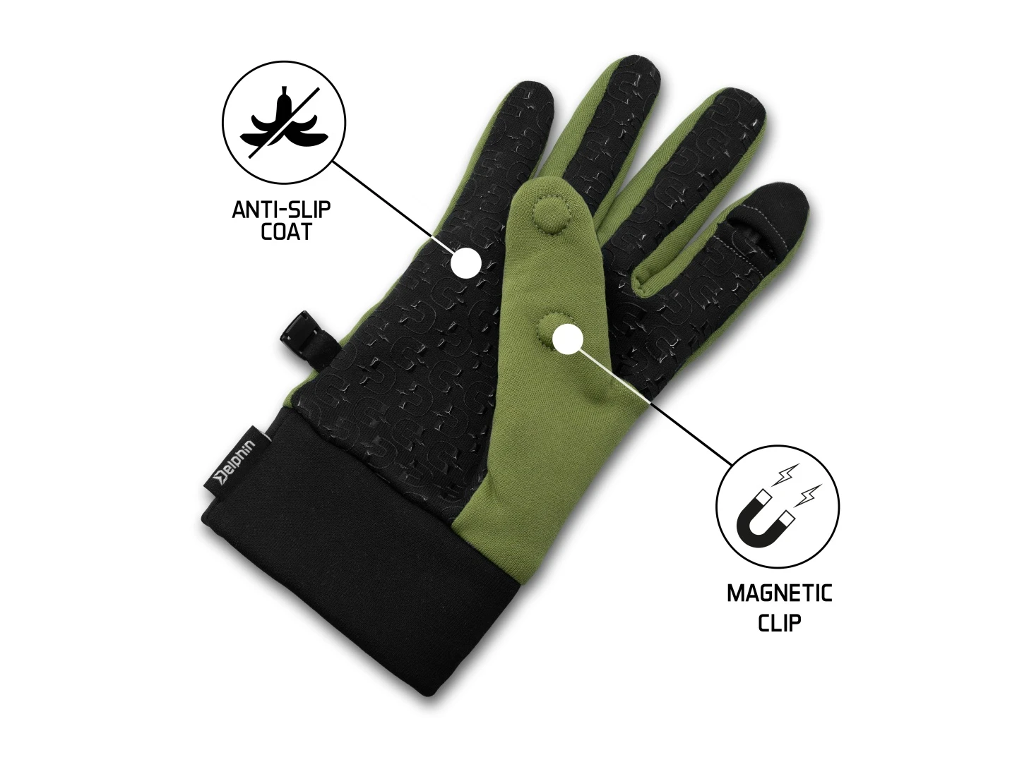 Delphin MagneTIP Gloves L