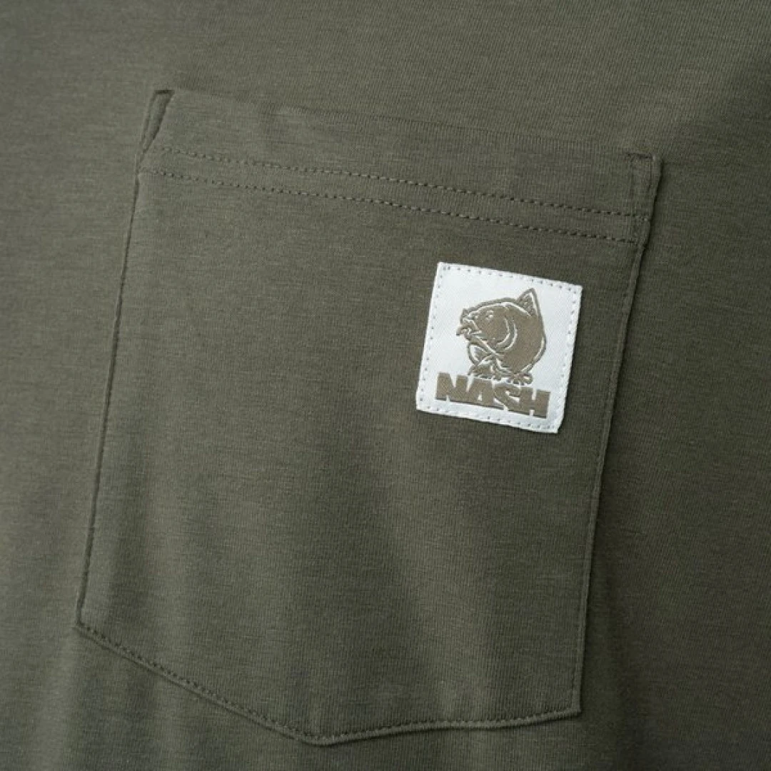 Nash Make It Happen Carp Logo Long Sleeve T Shirt - Green M