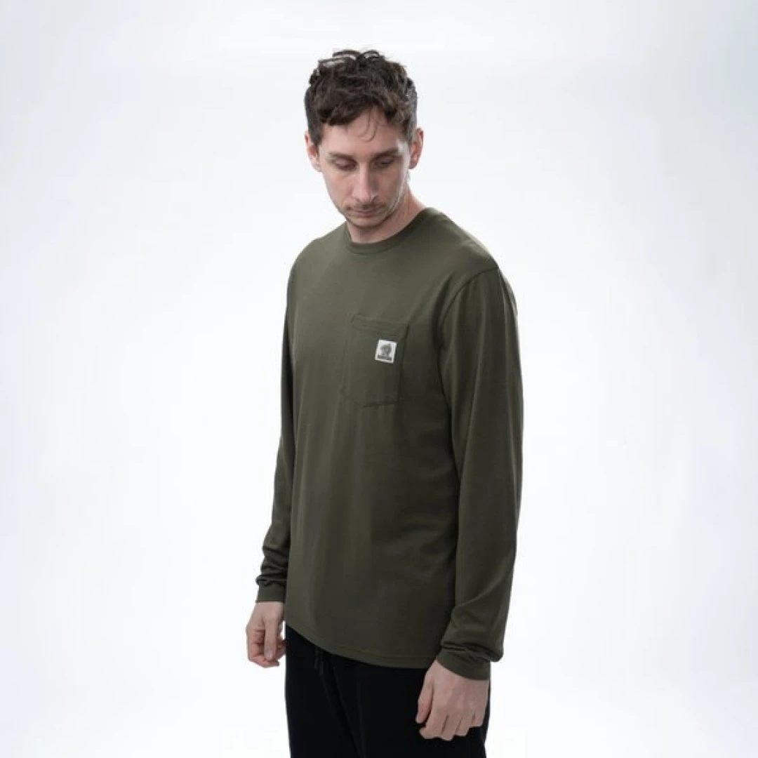Nash Make It Happen Carp Logo Long Sleeve T Shirt - Green M