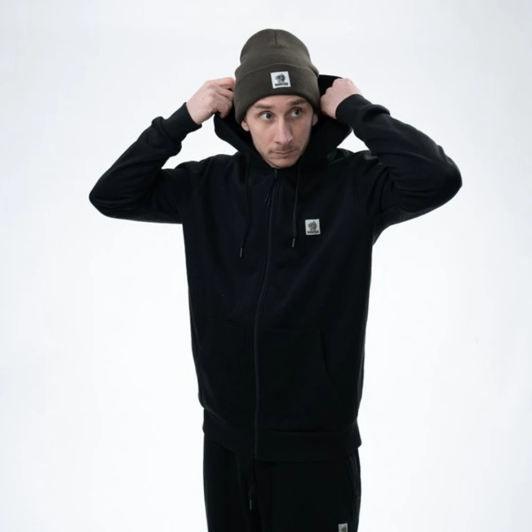 Nash Make It Happen Badge Zipped Hoody - Black L