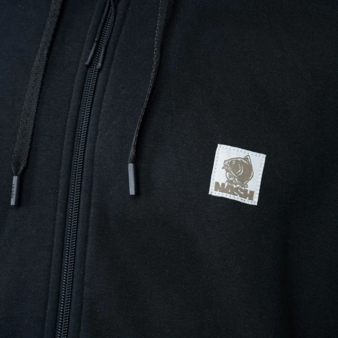 Nash Make It Happen Badge Zipped Hoody - Black L