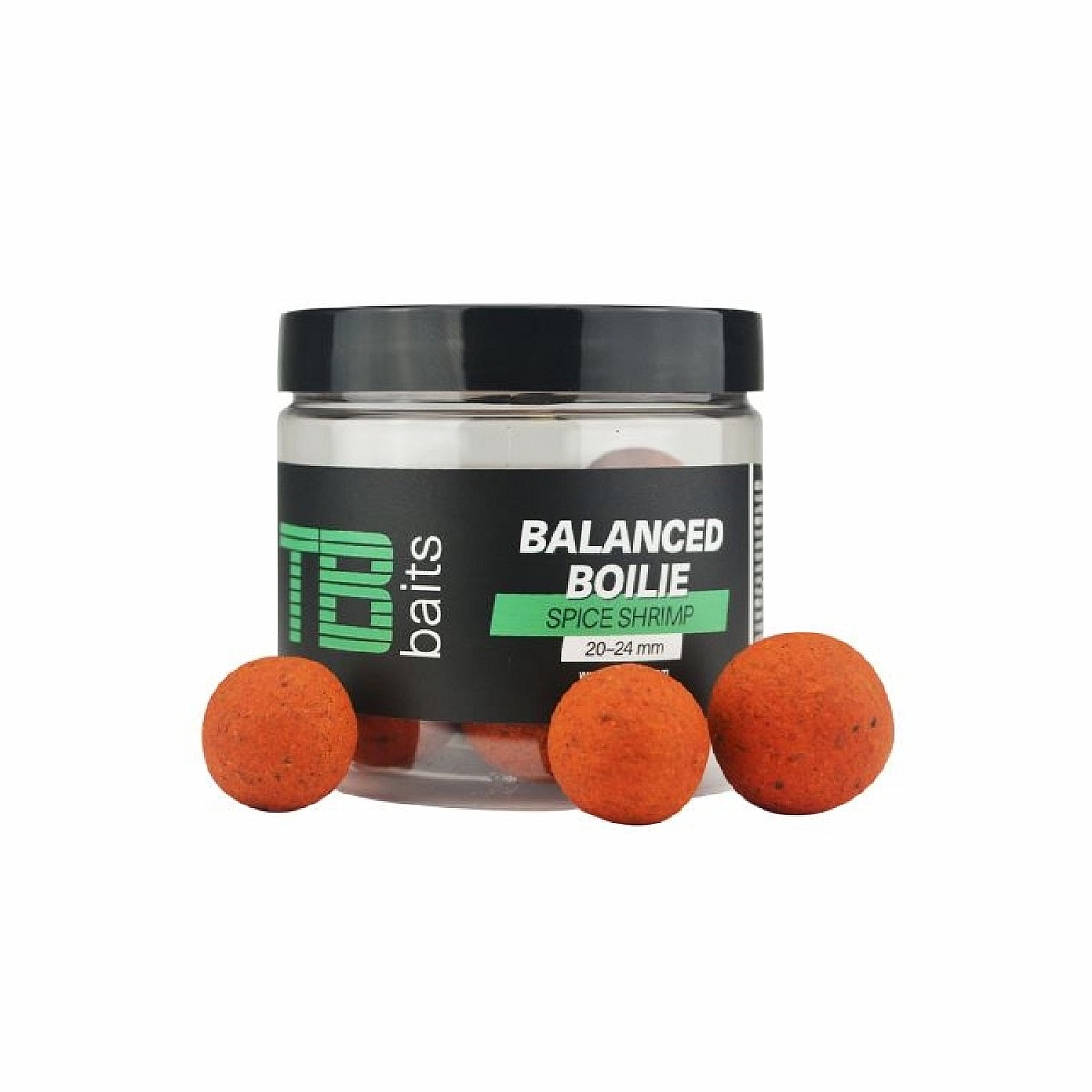 TB Baits Balanced Boilie + Atraktor Spice Shrimp 