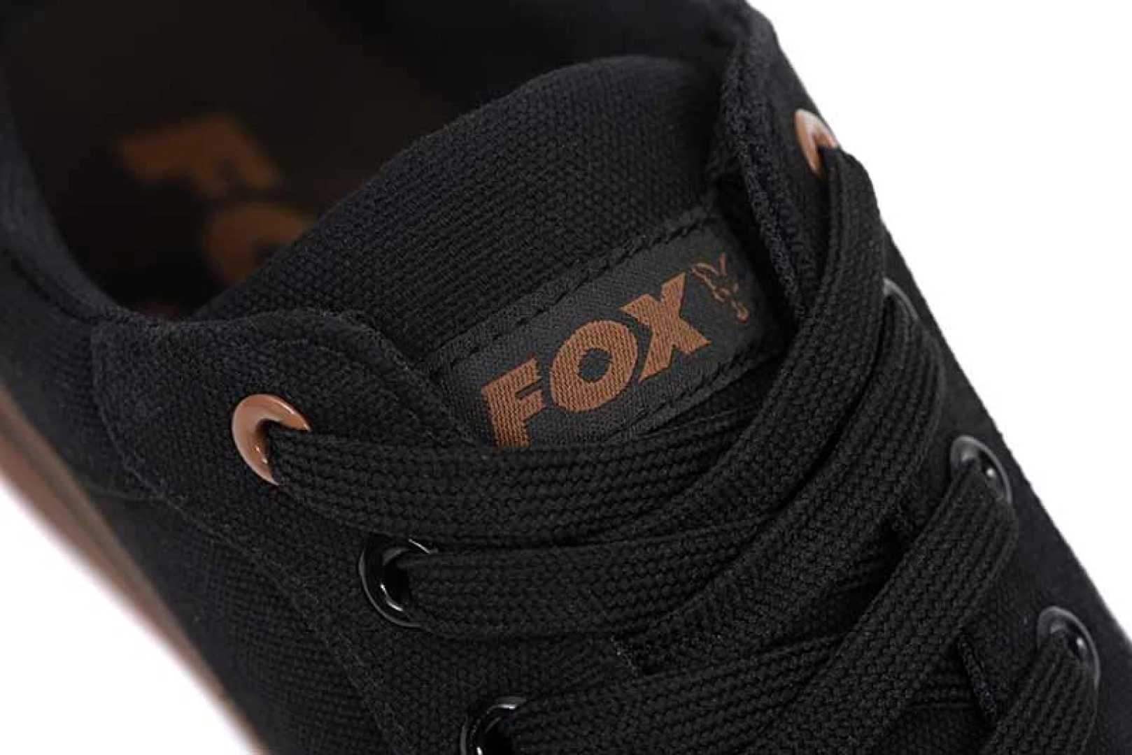 Fox Black Canvas Shoe UK 7 / EU 41