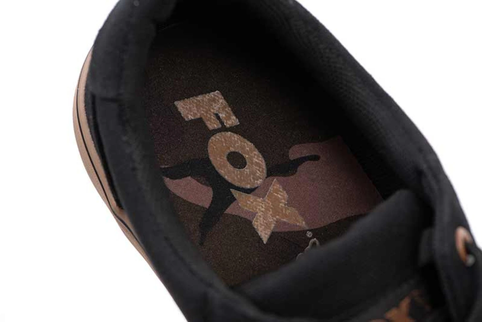 Fox Black Canvas Shoe UK 7 / EU 41