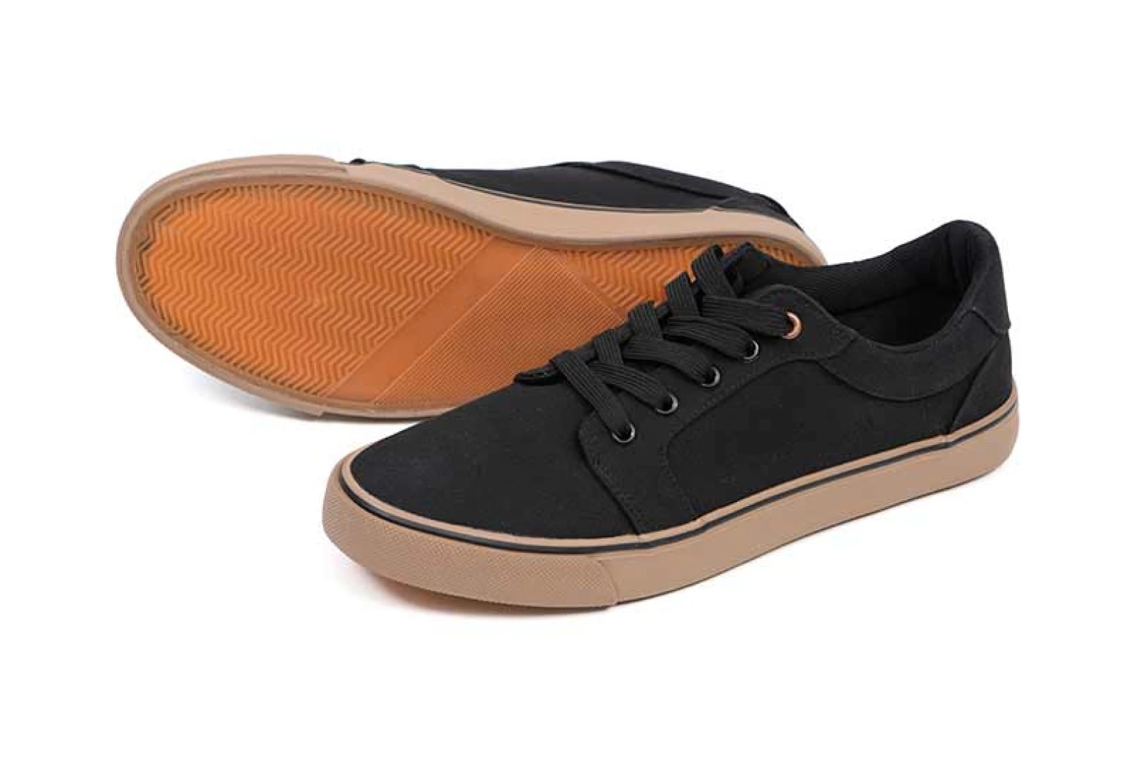 Fox Black Canvas Shoe UK 7 / EU 41