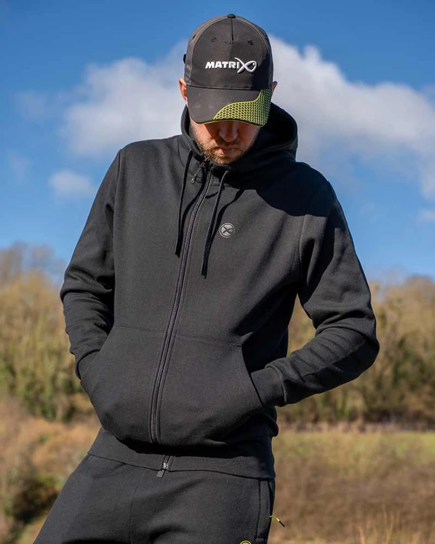Matrix Black Stealth Zip Hoody XXL