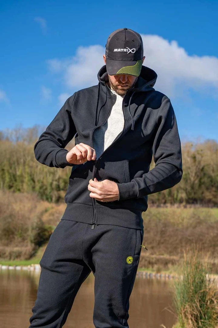 Matrix Black Stealth Zip Hoody XXL