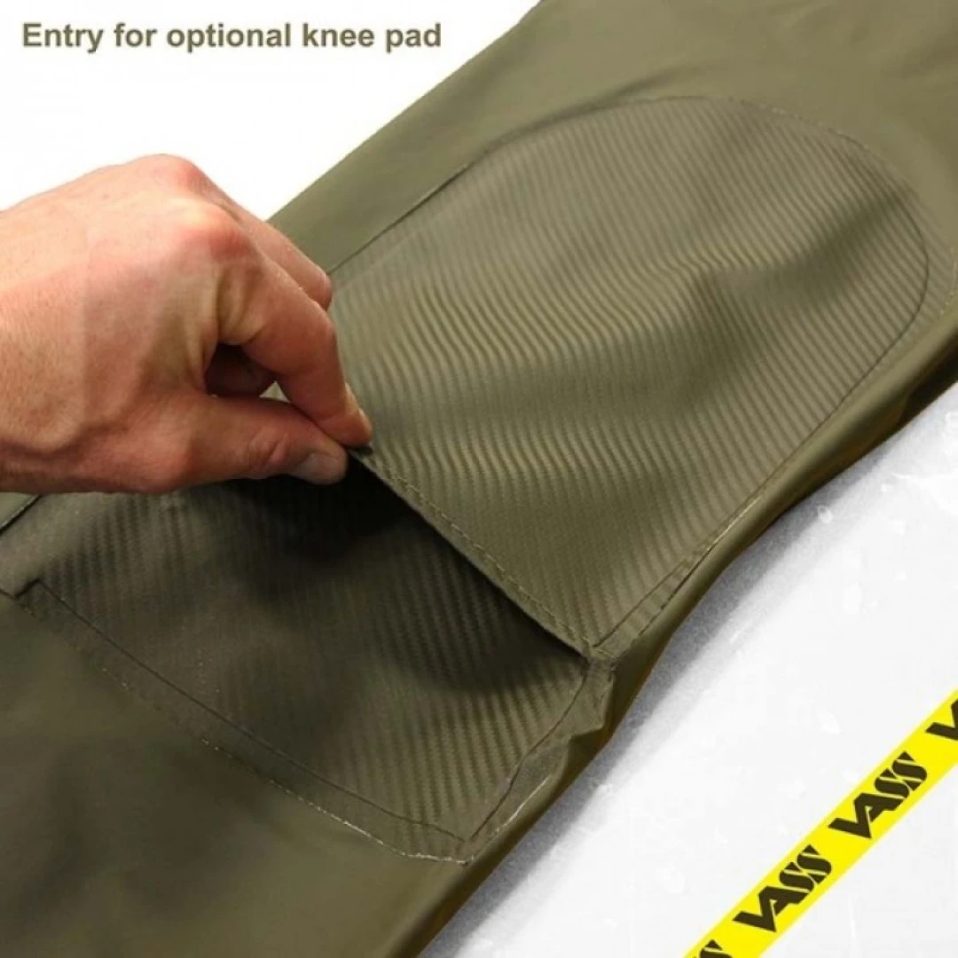 Vass Unlined Waterproof Bib & Brace - Khaki Edition XL