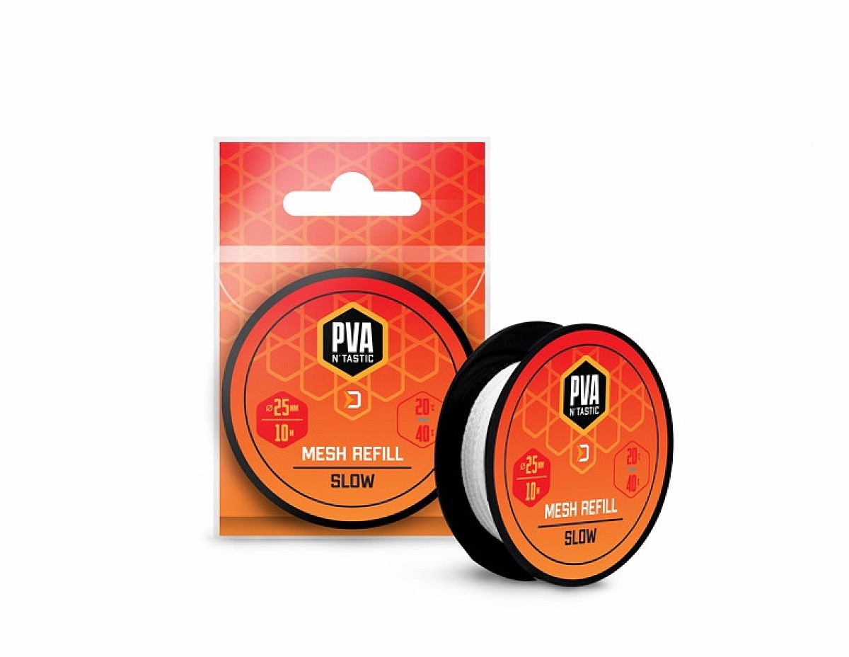 Delphin PVA NTastic 25mm/10m Mesh Refill - Slow Melt 25mm / 10m