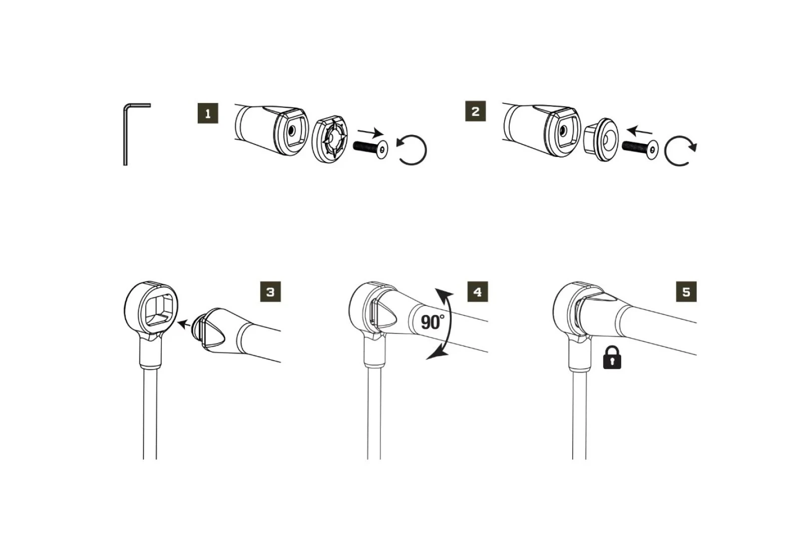 Nash Scope Butt Lock Peg
