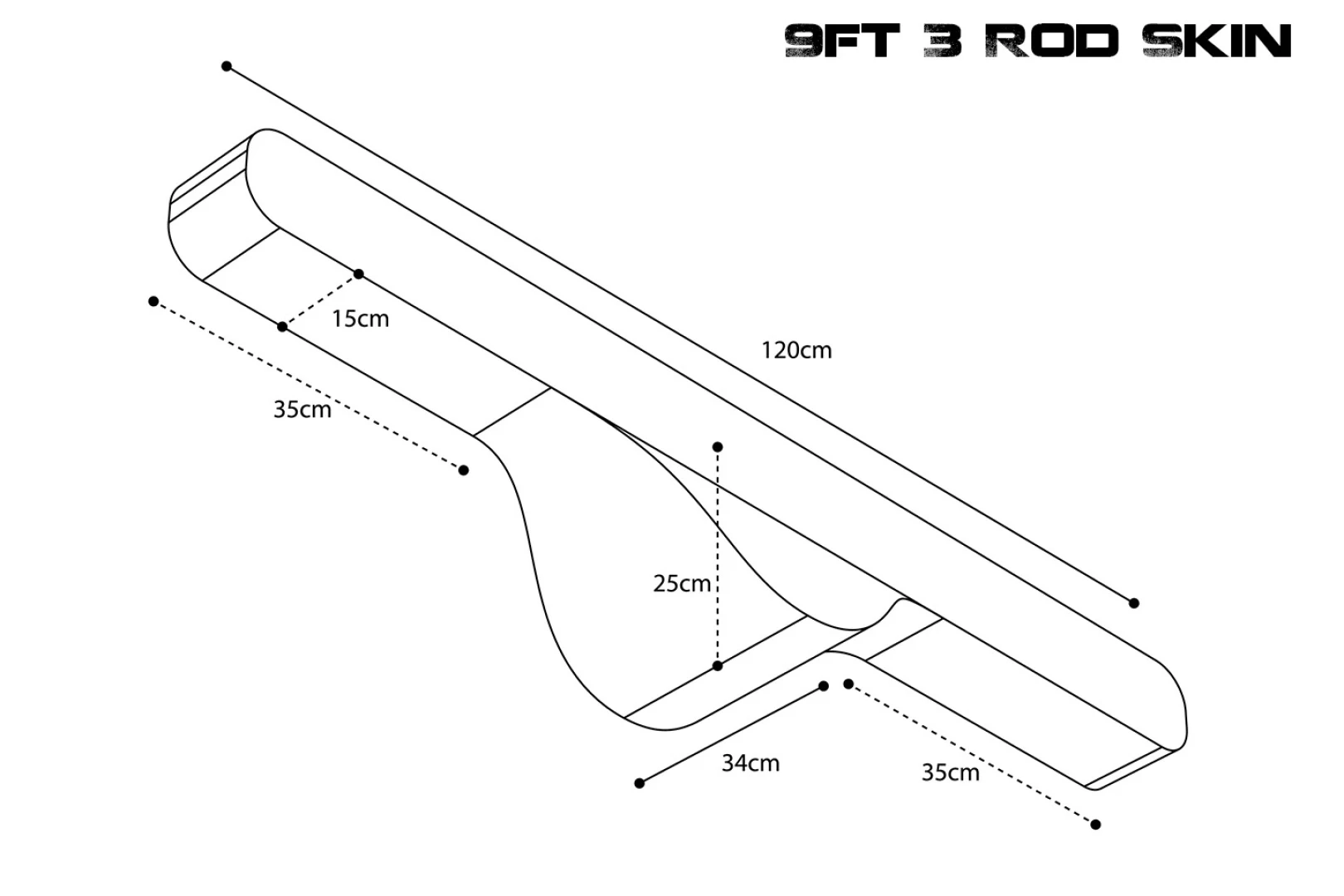 Nash Scope OPS Soft Protect 9ft - 3 Rod Skin 