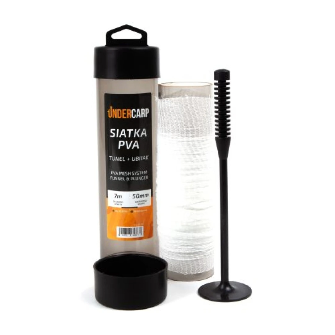 UnderCarp - Siatka PVA Tunel + Ubijak 50mm 7m 50mm / 7m