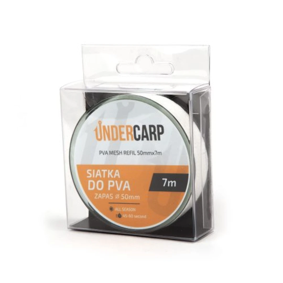 UnderCarp - Zapasowa Siatka PVA 50mm 7m