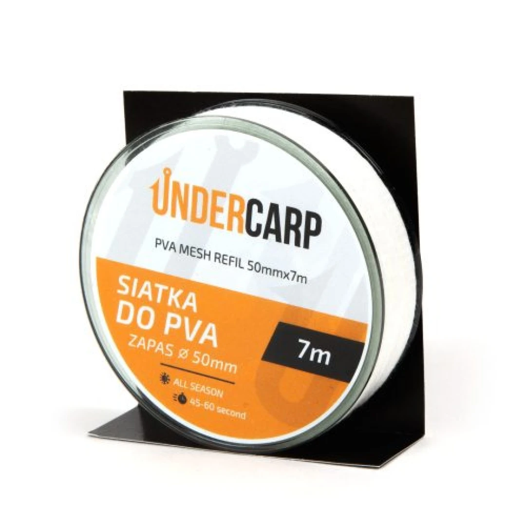 UnderCarp - Zapasowa Siatka PVA 50mm 7m