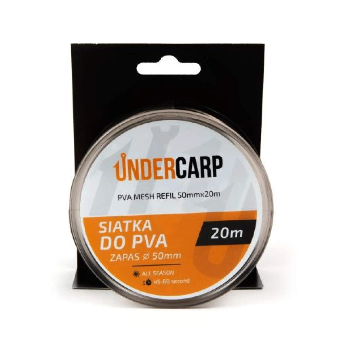 UnderCarp - Zapasowa Siatka PVA 50mm 20m