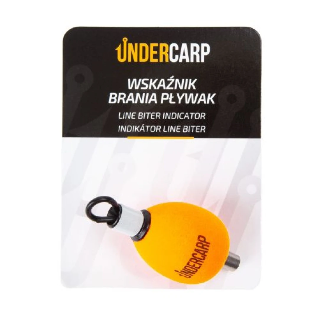 UnderCarp Line Biter - Wskaźnik Brania Pływak - Pomarańczowy Neon Pomarańczowy Neon