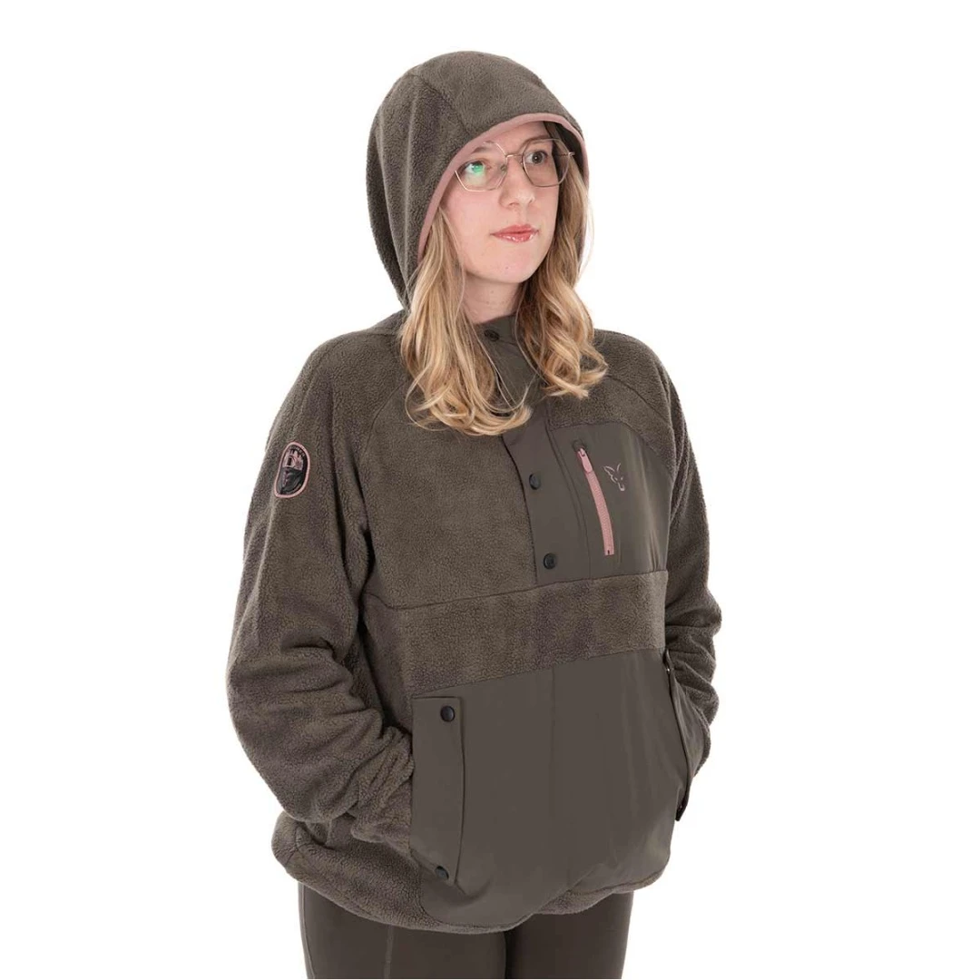 Fox Womens Explorer Fleece Hooded Jacket L (16-18)