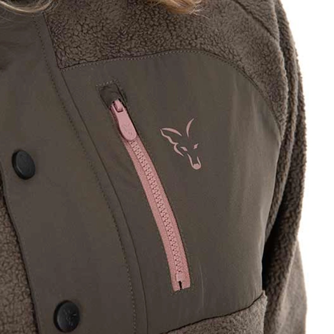 Fox Womens Explorer Fleece Hooded Jacket L (16-18)