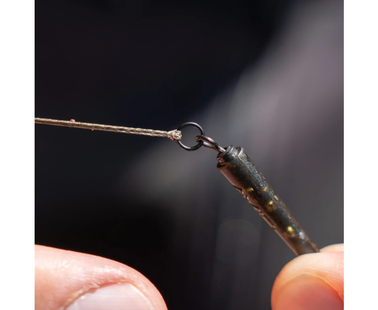 Avid Carp Outline Flecktone Ring Swivel Bag Stems Short (krótki)