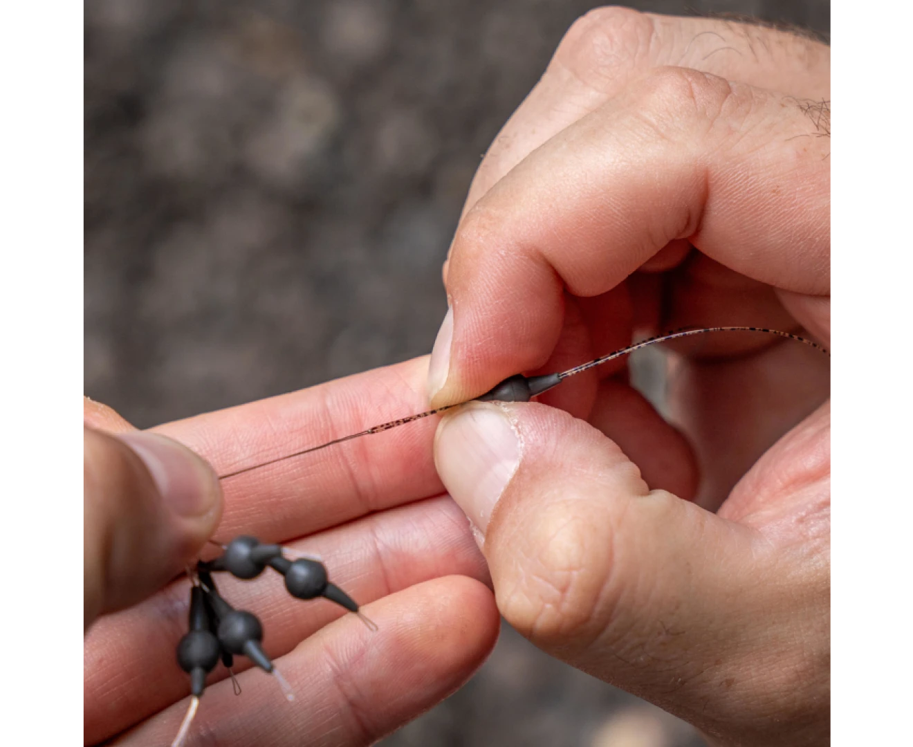 Avid Carp Outline Tungsten Naked Heli Beads