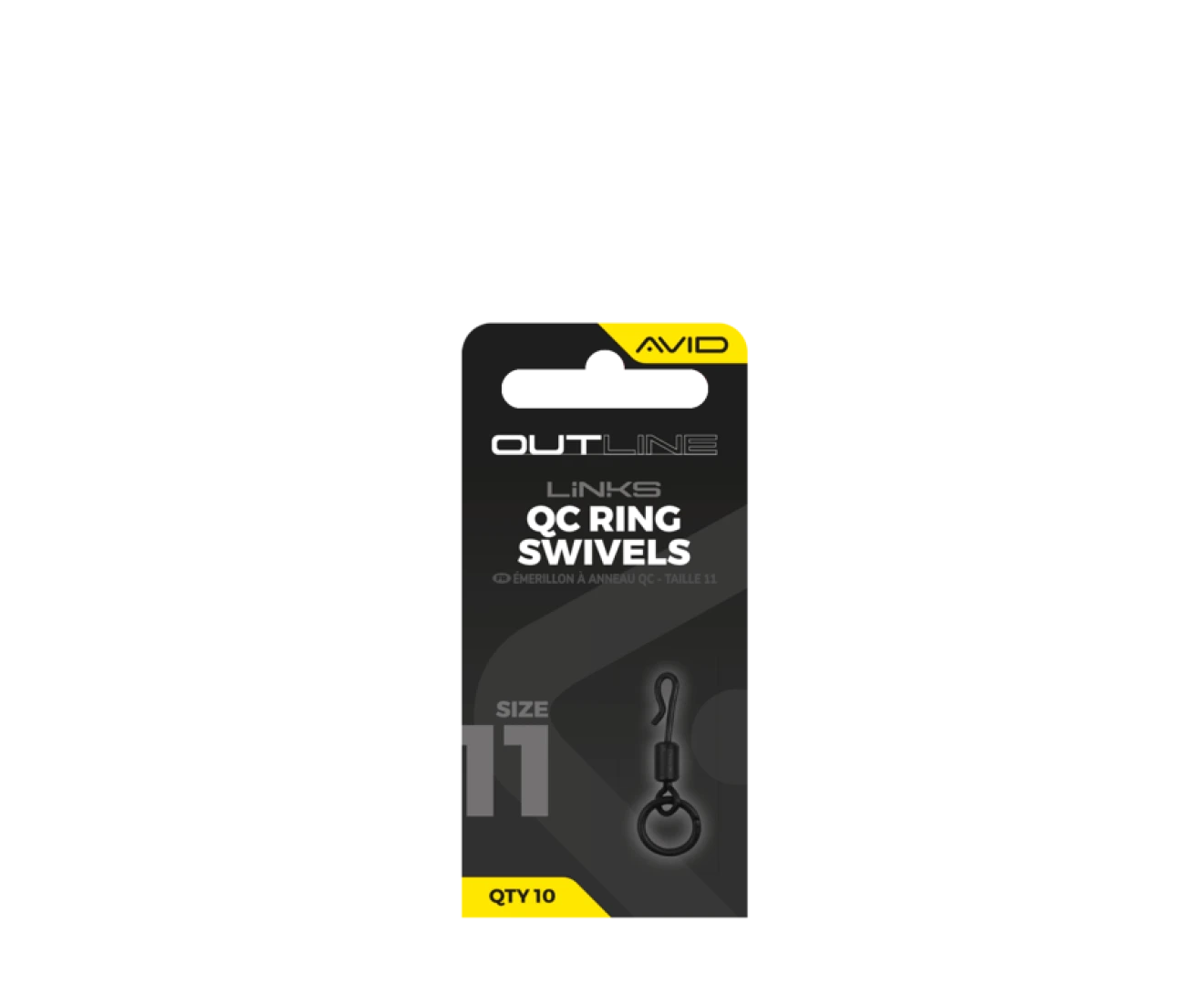 Avid Carp Outline QC Ring Swivels - rozmiar 11 11