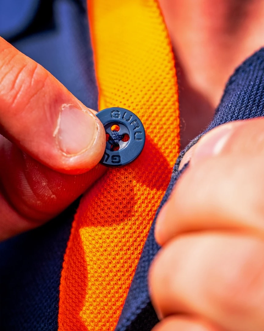 GURU Polo - Navy/Orange XXXXL