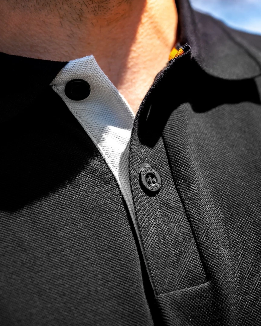 GURU Aventus Polo - Black/Grey 