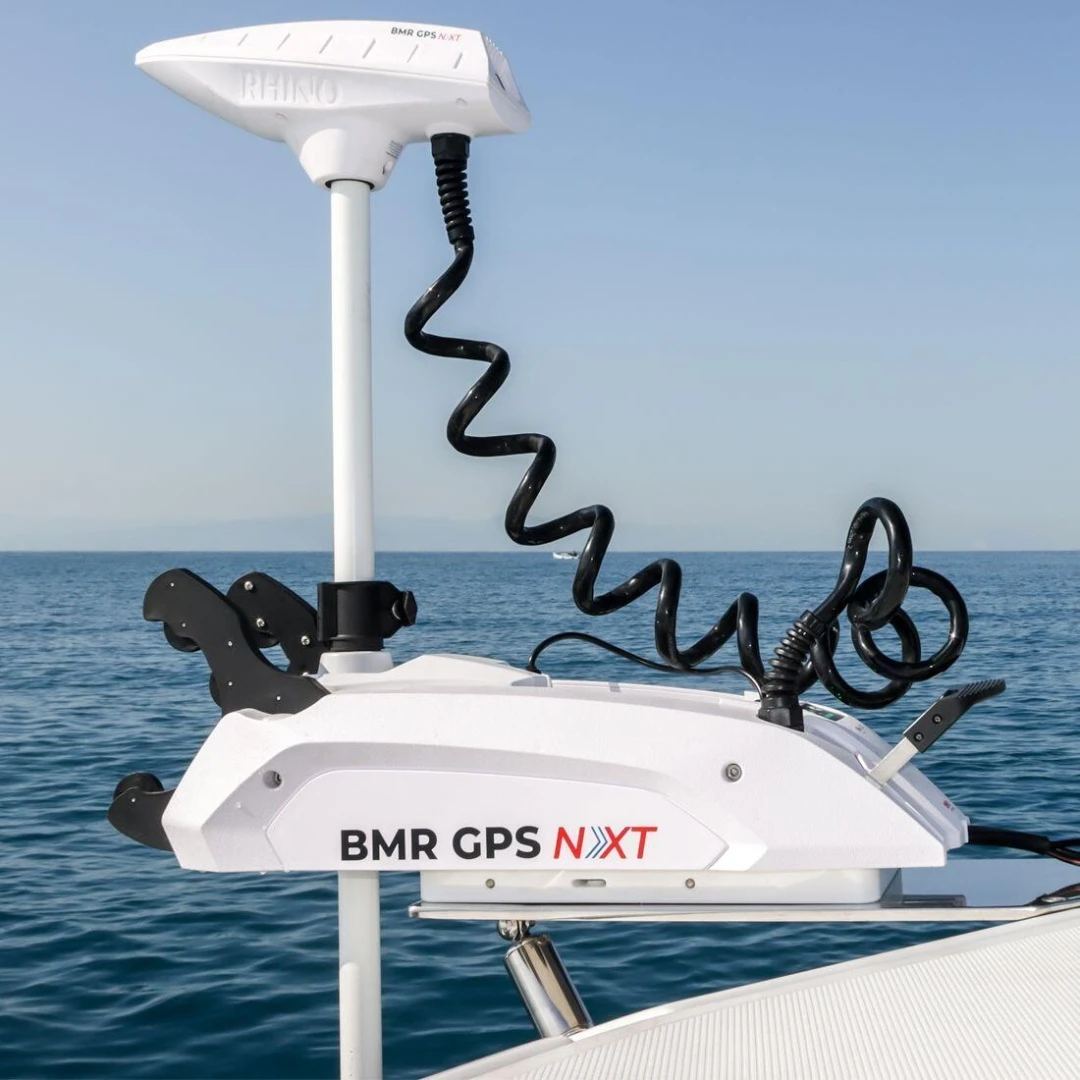 Rhino BMR NXT 65 Longshaft 12V Electric Outboard Motor White
