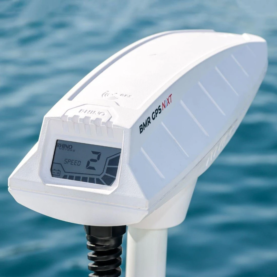 Rhino BMR NXT 65 Longshaft 12V Electric Outboard Motor White