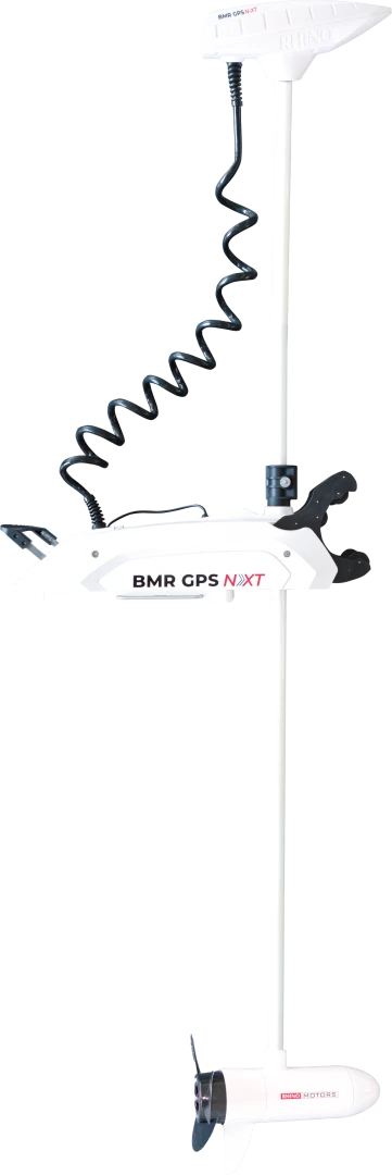 Rhino BMR NXT 65 Longshaft 12V Electric Outboard Motor White