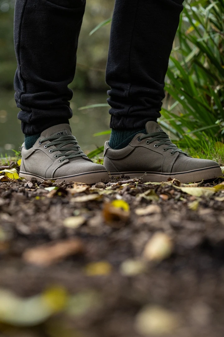 Fox Khaki Canvas Shoe