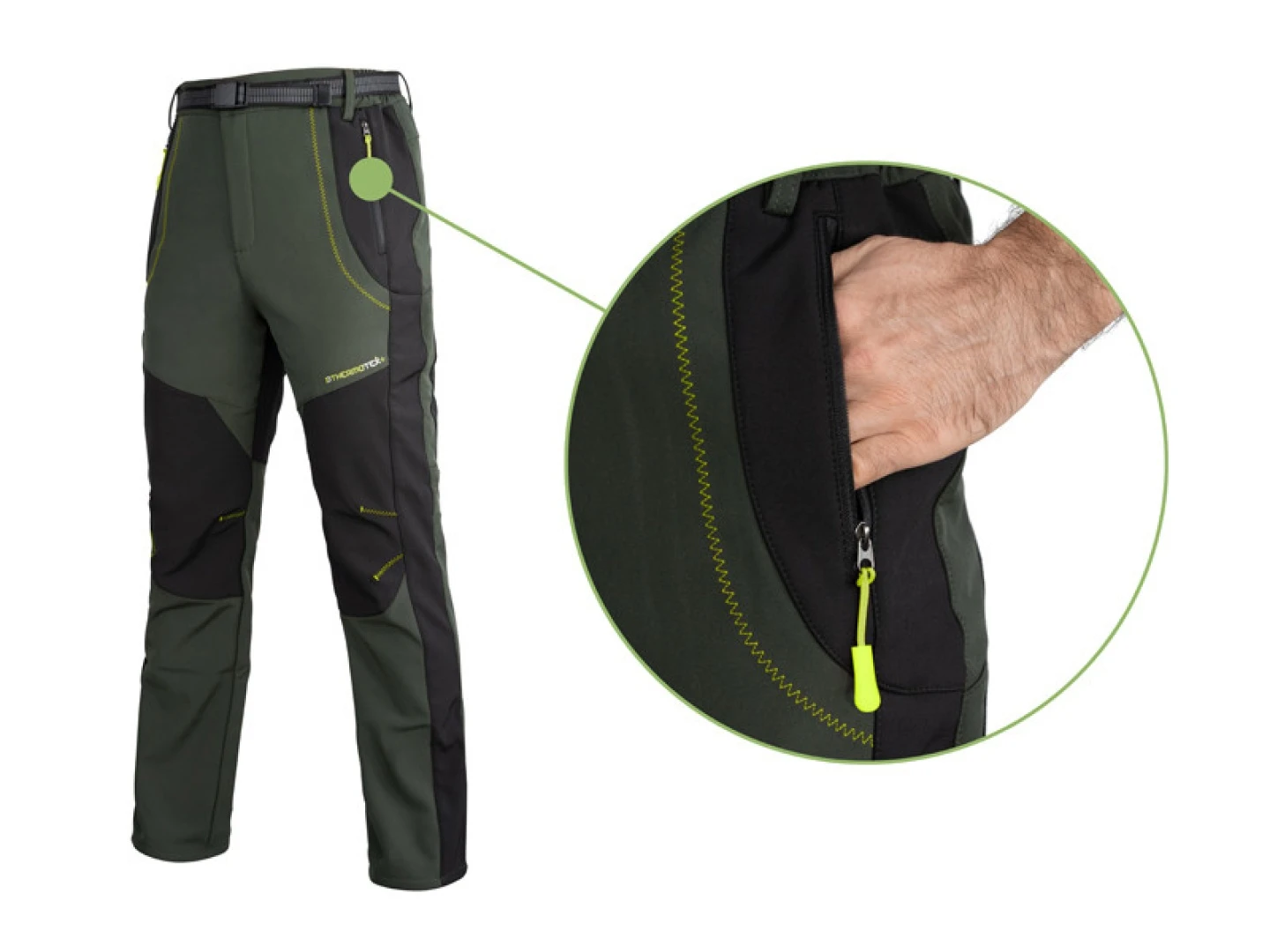 Delphin ThermoTEX Plus+ - Spodnie Softshellowe