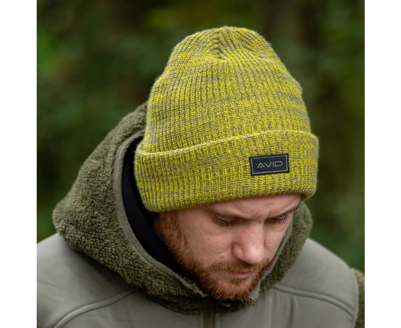 Avid Carp Marl Knit Beanie - Yellow