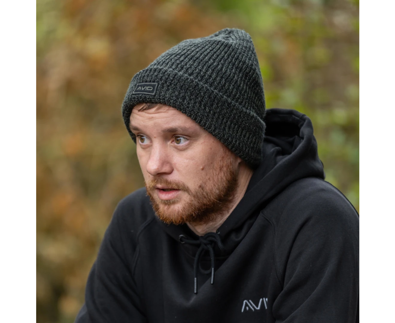 Avid Carp Marl Knit Beanie - Green