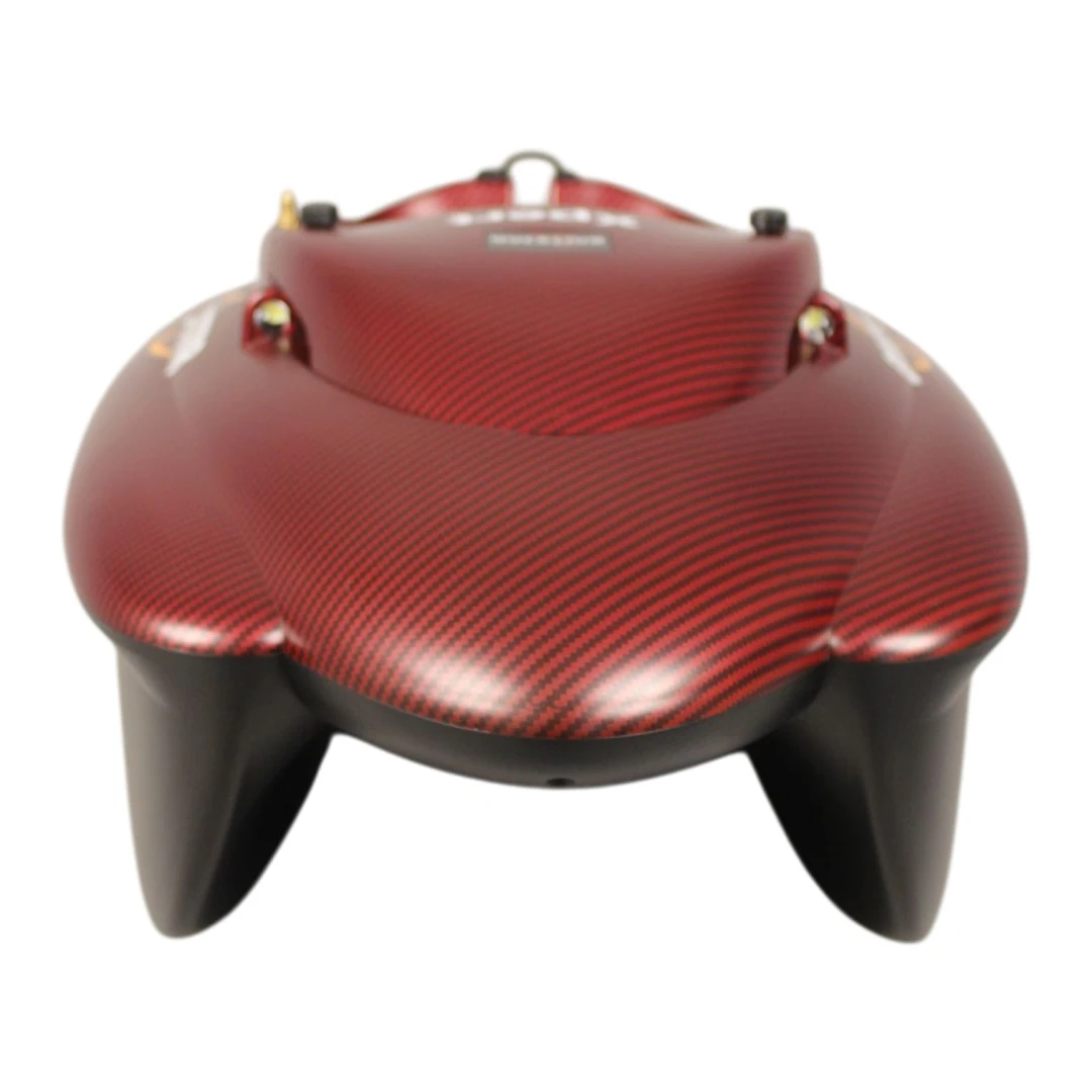 Viking Boat RS Mini PRO Carbon Red - (Echosonda All in One w Pilocie + Rozrzutnik Zanęty)