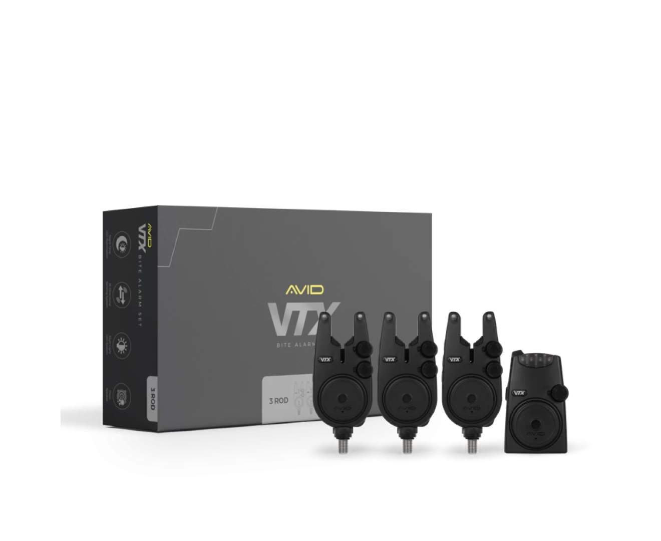 Avid Carp VTX Bite Alarm Set 