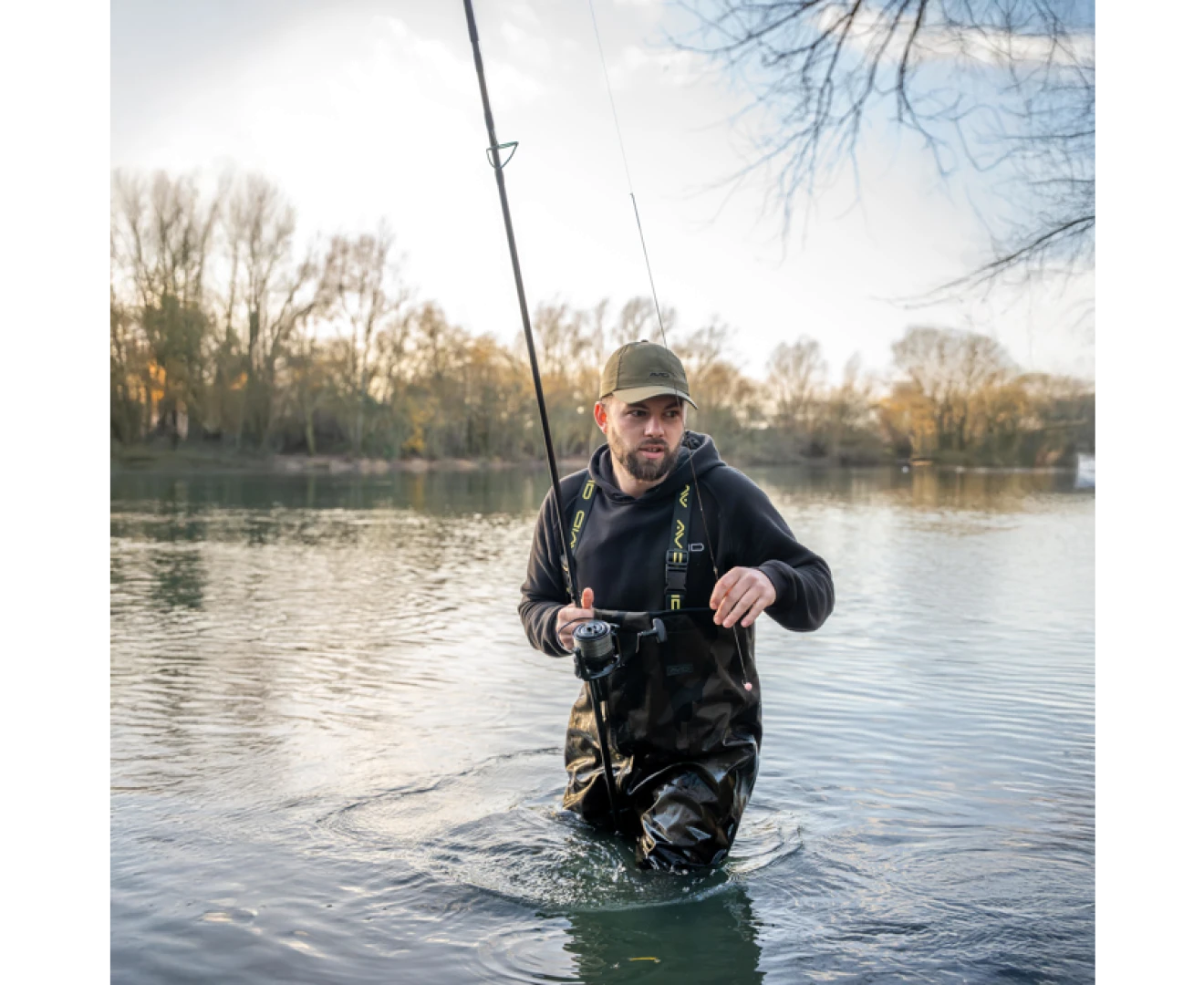 Avid Carp Distortion Active-Lined Chest Waders