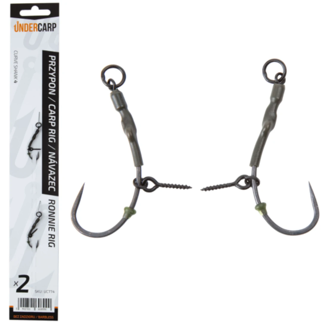 UnderCarp Ronnie Rig - Przypon karpiowy bezzadziorowy