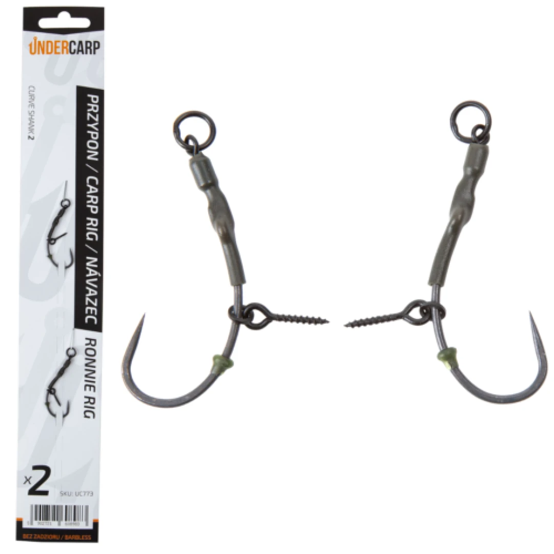 UnderCarp Ronnie Rig - Przypon karpiowy bezzadziorowy
