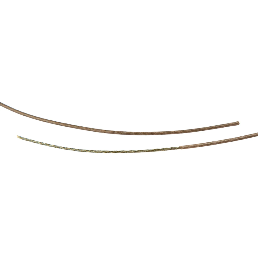 UnderCarp OTULIN FORCE Brown - Plecionka przyponowa w otulinie brązowy / 25lb / 10m