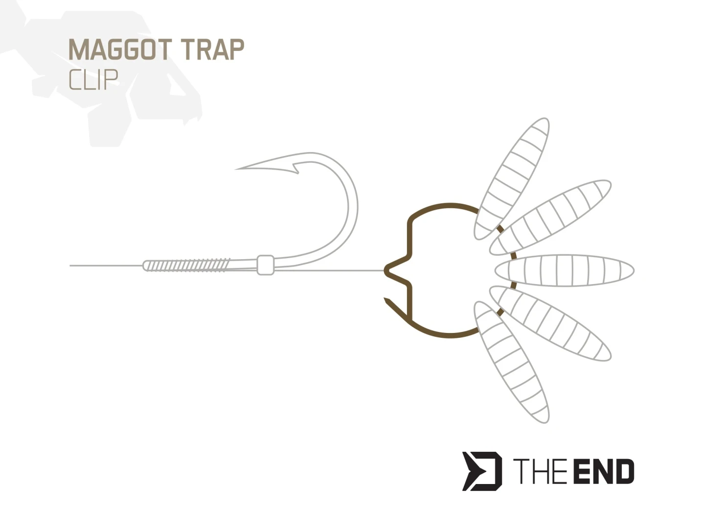 Delphin THE END Maggot Trap Clip - (rozmiar M)