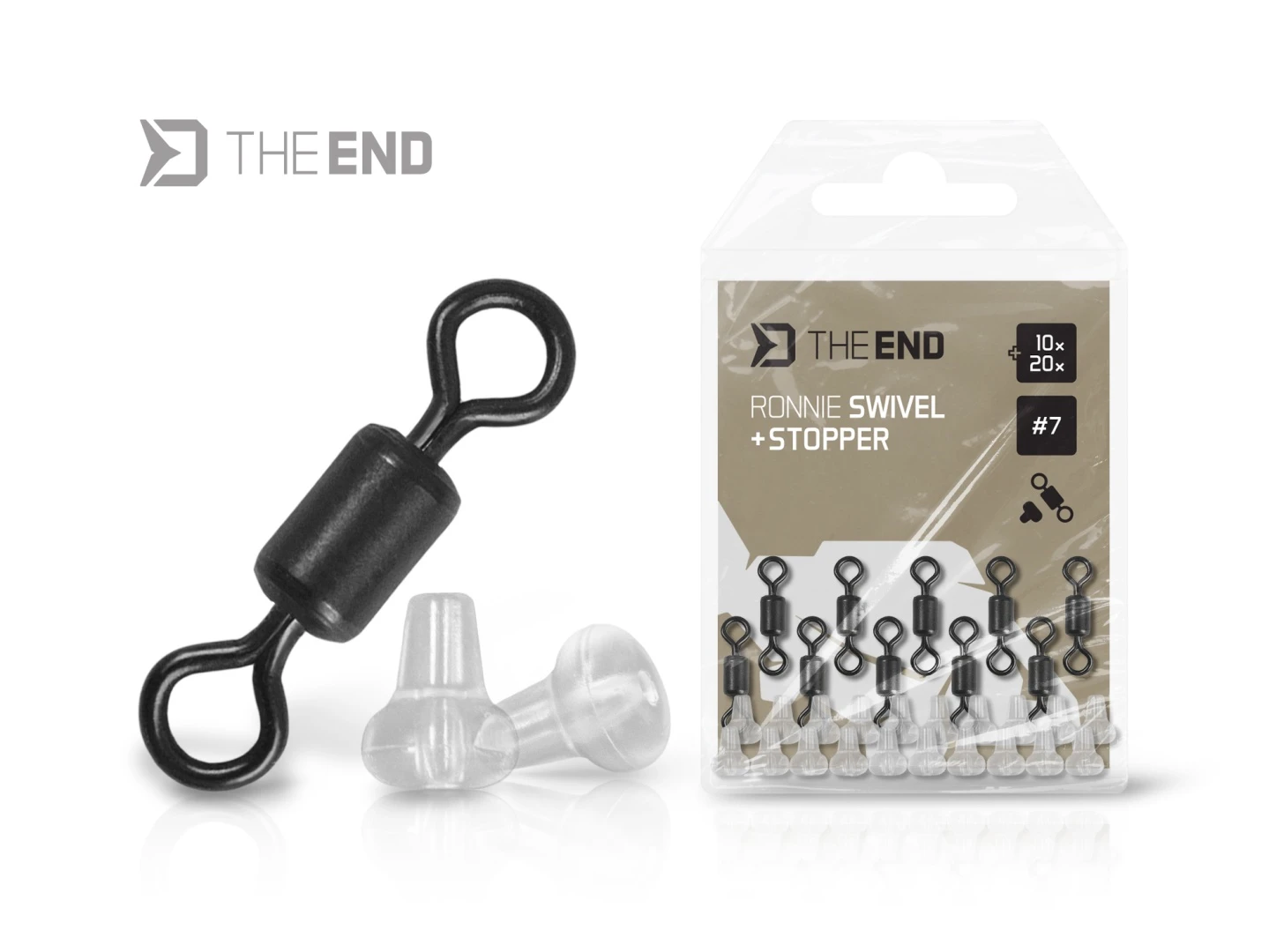 Delphin THE END Ronnie  Swivel  + Stopper - (rozmiar 7)
